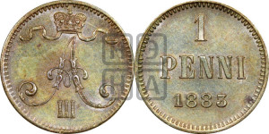 1 пенни 1883 года