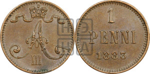 1 пенни 1883 года