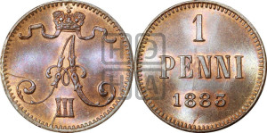 1 пенни 1883 года