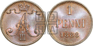 1 пенни 1888 года