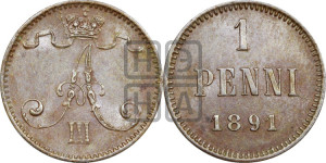 1 пенни 1891 года