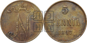 5 пенни 1897 года