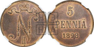 5 пенни 1898 года