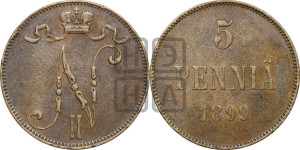5 пенни 1899 года