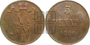 5 пенни 1899 года