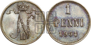 1 пенни 1901 года