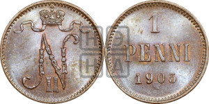 1 пенни 1905 года