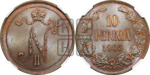 10 пенни 1905 года