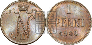 1 пенни 1906 года