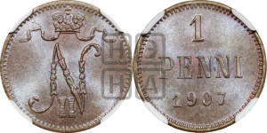 1 пенни 1907 года