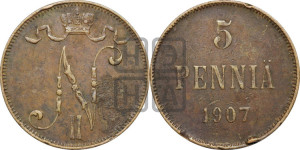5 пенни 1907 года