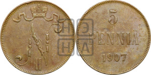 5 пенни 1907 года
