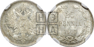 25 пенни 1907 года L