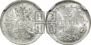 25 пенни 1907 года L