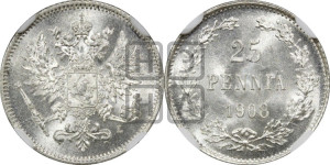 25 пенни 1908 года L