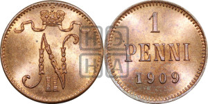 1 пенни 1909 года