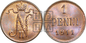 1 пенни 1911 года