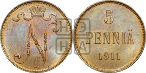 5 пенни 1911 года