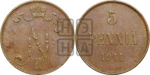 5 пенни 1911 года