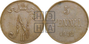 5 пенни 1912 года
