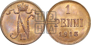 1 пенни 1913 года