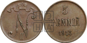 5 пенни 1913 года