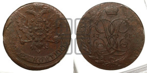 5 копеек 1758 года (без букв)