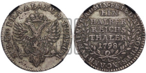 Ein halber reichsthaler 1798 года