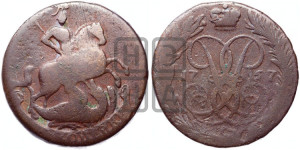 2 копейки 1757 года (гурт “ЕКАТЕРИНБУРГСКОГО ДВОРА”)