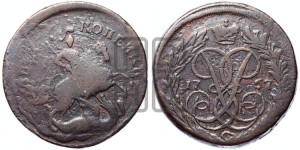 2 копейки 1757 года (гурт “ЕКАТЕРИНБУРГСКОГО ДВОРА”)