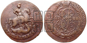 2 копейки 1788 года СПМ (СПМ, Санкт-Петербургский монетный двор)