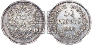 50 пенни 1891 года L