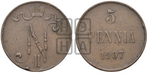 5 пенни 1907 года