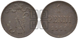 1 пенни 1911 года