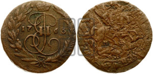 2 копейки 1763 года ММ (ММ, Красный  монетный двор)