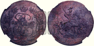 2 копейки 1763 года ММ (ММ, Красный  монетный двор)