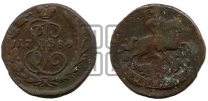 1 копейка 1789 года ЕМ (ЕМ, Екатеринбургский монетный двор)