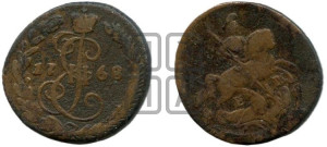 Денга 1768 года ЕМ (ЕМ, Екатеринбургский монетный двор)