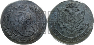 5 копеек 1785 года КМ (КМ, Сузунский монетный двор)