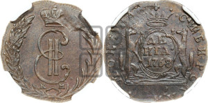 Денга 1768 года КМ (для Сибири)