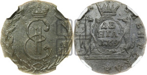 Денга 1769 года КМ (для Сибири)