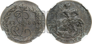 Денга 1783 года КМ (КМ, Сузунский монетный двор)