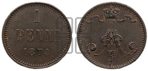 Пенни 1874 года
