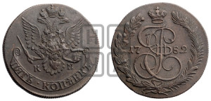 5 копеек 1782 года КМ (КМ, Сузунский монетный двор)