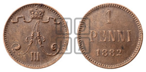 1 пенни 1882 года