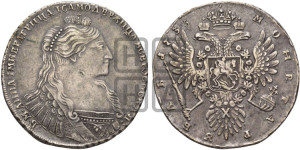 1 рубль 1735 года