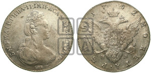 1 рубль 1782 года СПБ/ИЗ (новый тип)