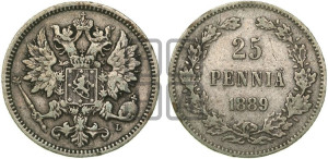 25 пенни 1889 года L