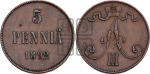5 пенни 1892 года