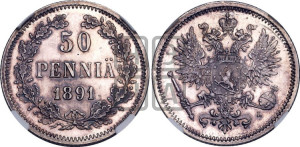 50 пенни 1891 года L